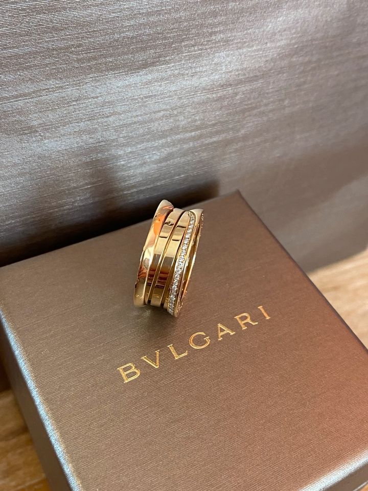 Original BULGARI B.zero 1 Goldring mit Diamanten Neu ungetragen! in Neuenburg am Rhein