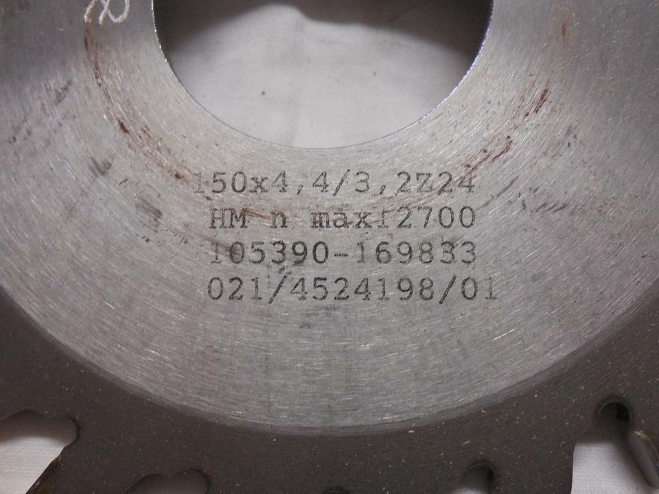 Leuco Topline 150 x 4,4 3,2 Z 24 Sägeblatt Kreissägeblatt Nutsäge in Zeulenroda