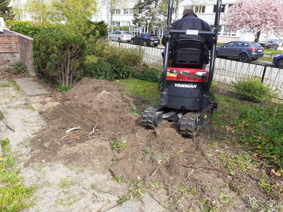 Bagger arbeiten in Wismar