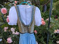 Dirndl goldfarben mit hellblauer Schürze C & A Landhaus (Gr. 34) Bayern - Wolfratshausen Vorschau