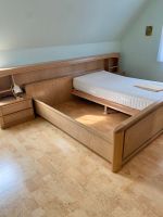 Schlafzimmer Bett Eiche ohne Matratze aus Haushaltsauflösung Niedersachsen - Munster Vorschau