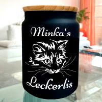 Katzen Leckerliglas mit Motiv Katze mit Name Personalisiert Niedersachsen - Schiffdorf Vorschau