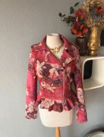 Damen vintage biker jacke Blumen rüschen boho hippie Niedersachsen - Nordhorn Vorschau