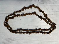 Kette lang 50 cm Tigerauge Schmuck Halbedelstein braune Steinchen Nordrhein-Westfalen - Recklinghausen Vorschau