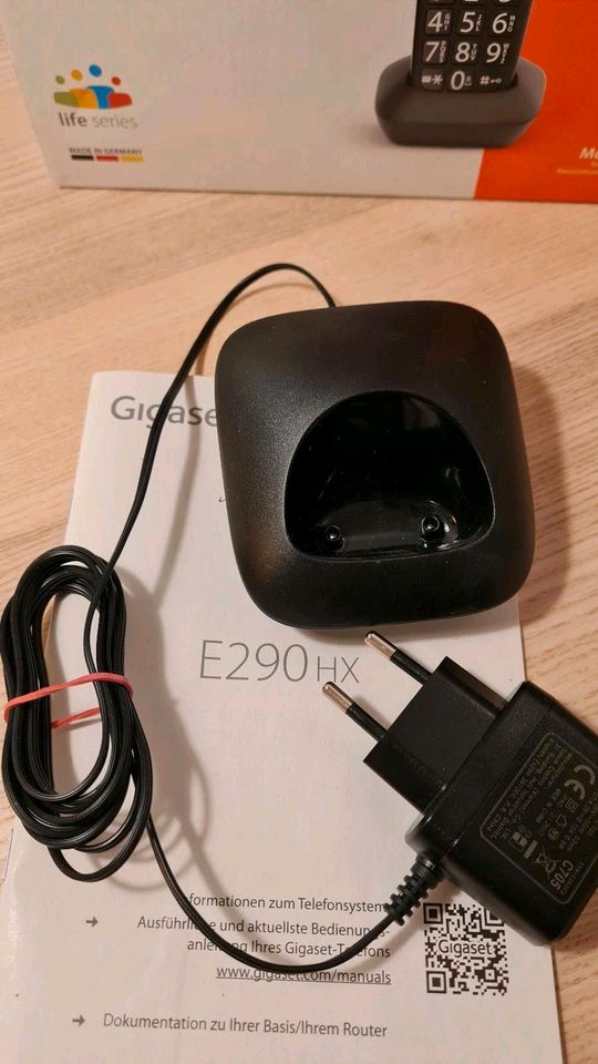 Gigaset E290HX Senioren dect Telefon|große Tasten|Router support in Flensburg
