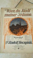 NOTEN Sieczynski "Wien, du Stadt meiner Träume" Klavier Gesang Baden-Württemberg - Bötzingen Vorschau