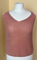Mango Lurex Stricktop Gr. L rosé neu Hessen - Grünberg Vorschau