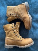 Timberland geschnürter Stiefel mit Teddyfell Nordrhein-Westfalen - Oberhausen Vorschau