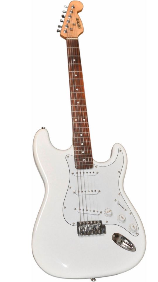 E-Gitarre Stratocaster Olympic white, Rosewood, .. neu! in Fürth