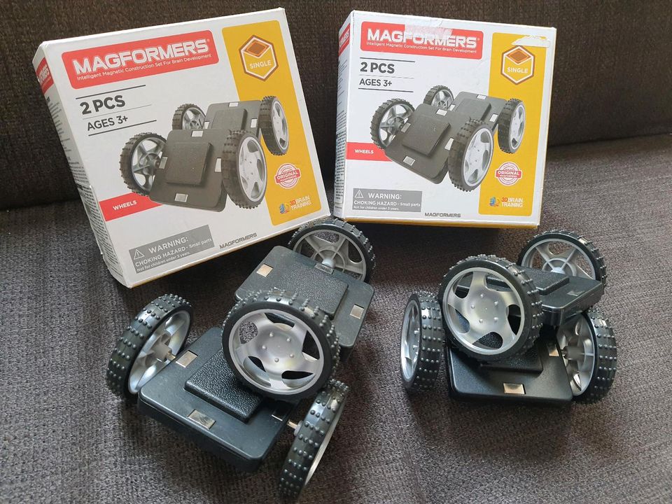 MAGFORMERS - 2x 2er Sets Wheels in Ganderkesee