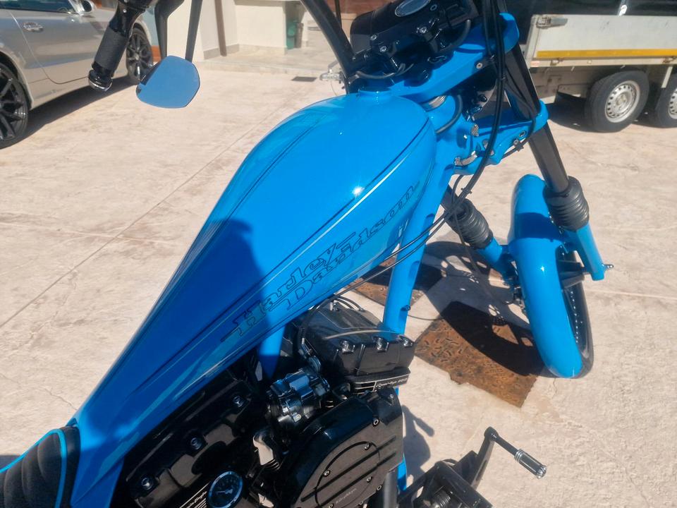 Exclusives Custombike Chopper Harley Davidson  Tausch möglich in Waldenburg