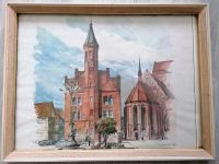 Gemälde, Zeichnung, Historisch, Perleberg, Großer Markt 42x32 cm Brandenburg - Perleberg Vorschau