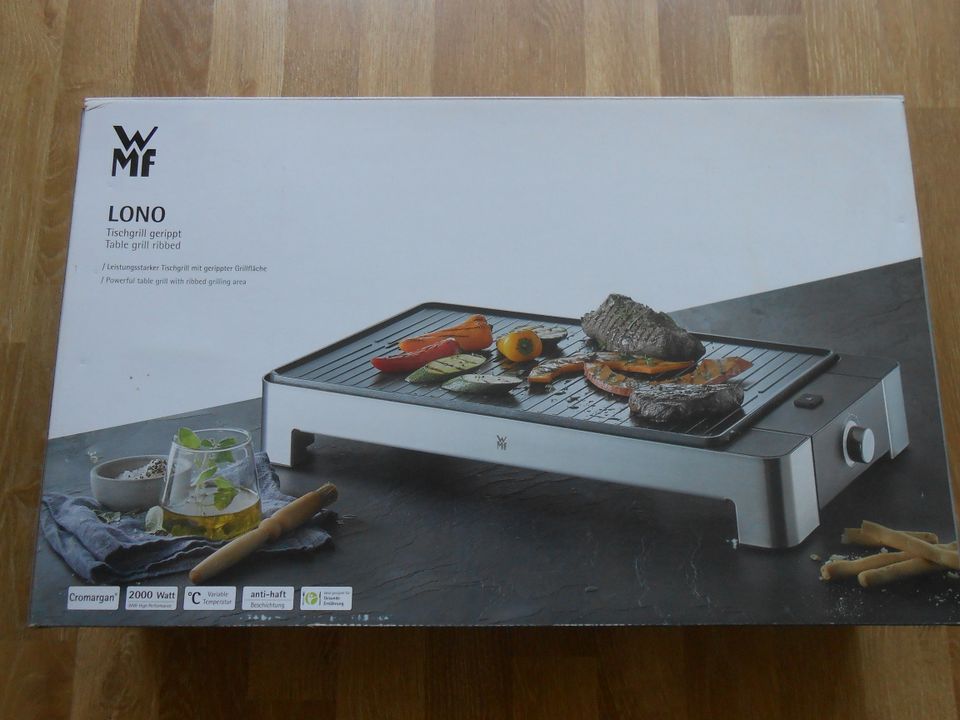 WMF Lono Tischgrill gerippt 2000 Watt in Schwalmstadt