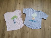 SET: 2x Sommer T-Shirts mit Palmen und Kaktus_Gr. 140_TOP Niedersachsen - Wolfsburg Vorschau