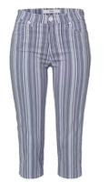 Brax 5-Pocket-Jeans Style Shakira Gr 42 Blau Weiß gestreift 3/4 Niedersachsen - Nottensdorf Vorschau