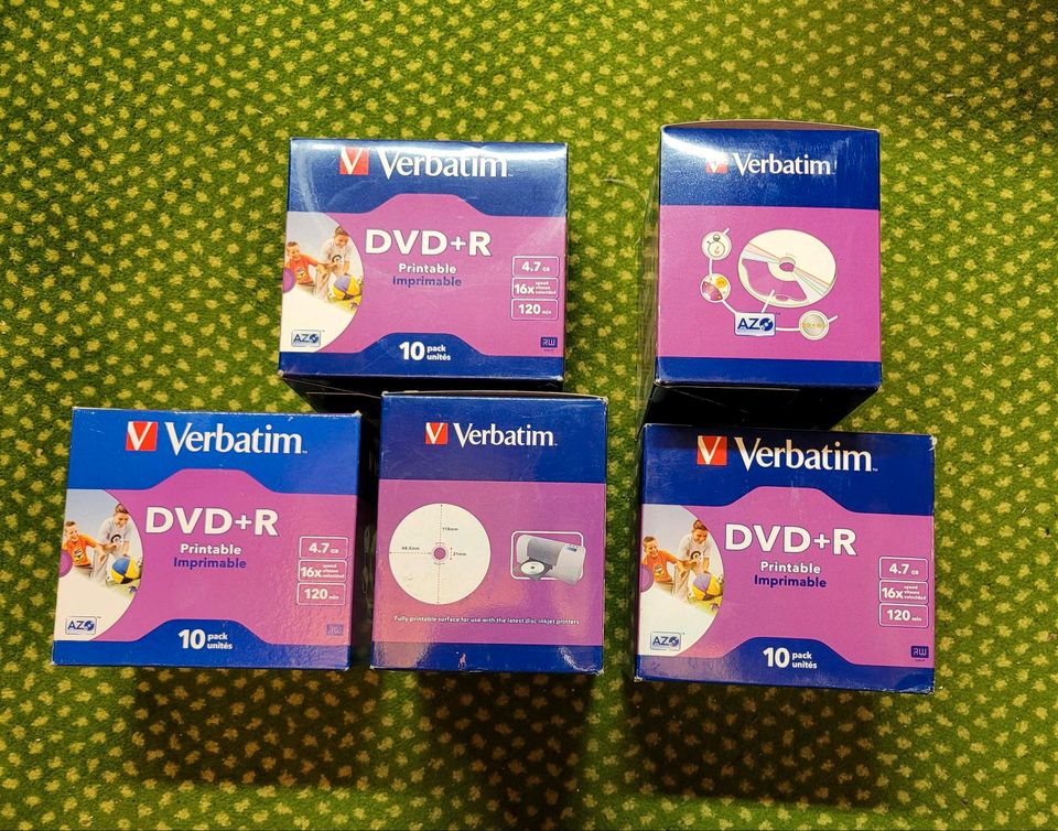 DVD Verbatim 10 er Pack. DVD+R. Neuware!! in Bötzingen