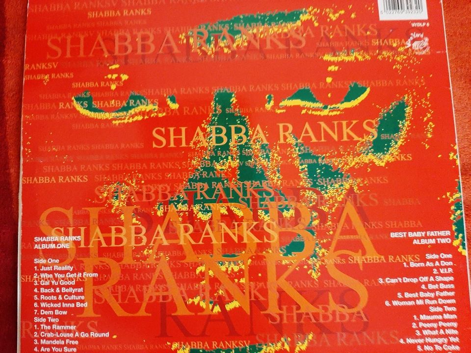 Vinyl-LP - Shabba Ranks - Just reality, Best Baby Father (2 LP) in Freital