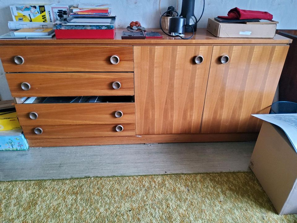 Sideboard Schubladen retro antik vintage MidCentury 60er 70er in Dautphetal