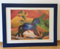 Kunstdruck, Franz Marc: Blaues Pferdchen, 90x70cm Hessen - Bensheim Vorschau