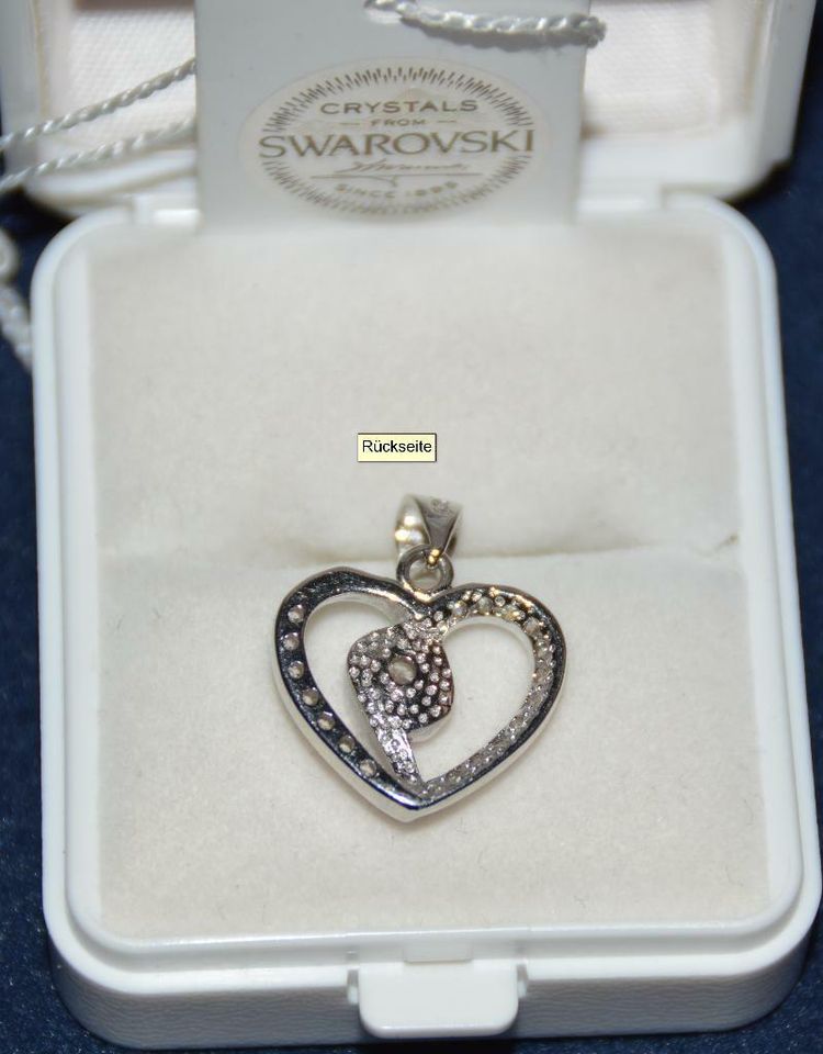 Herz Anhänger mit Swarovski Zirkonia, echt Silber 925,NEU in Bayern -  Schrobenhausen | eBay Kleinanzeigen ist jetzt Kleinanzeigen