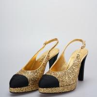 Chanel Schuhe Höhe Absätze slingback Gr 38 Feldmoching-Hasenbergl - Feldmoching Vorschau