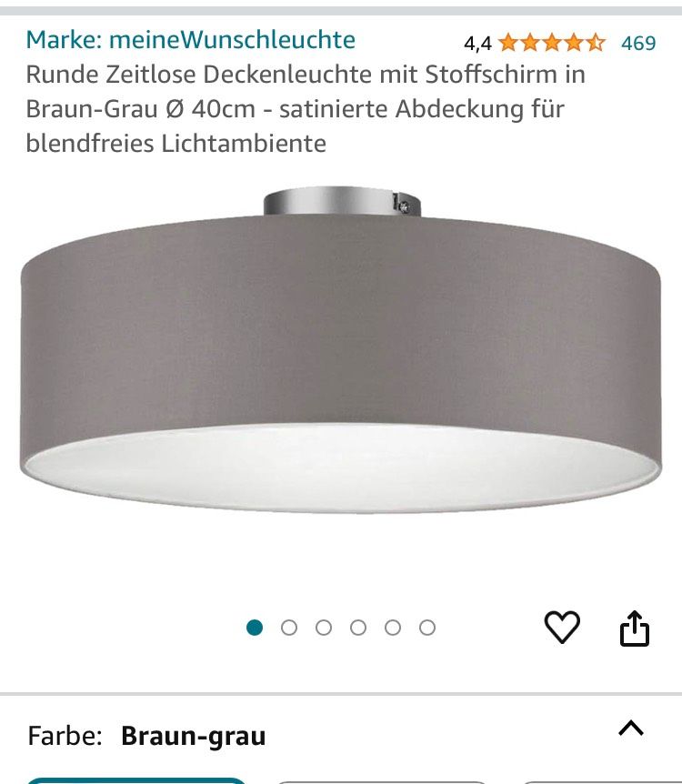 Deckenleuchten Lampe Wohnzimmerlampe Fluter 2x  inkl. Birnen in Augsburg