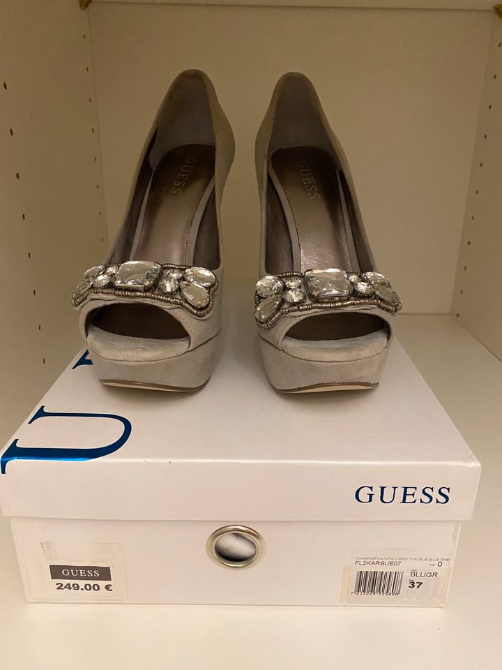 Guess Highheels Pumps Größe 37 Beige Neu mit Karton in Eggenstein-Leopoldshafen