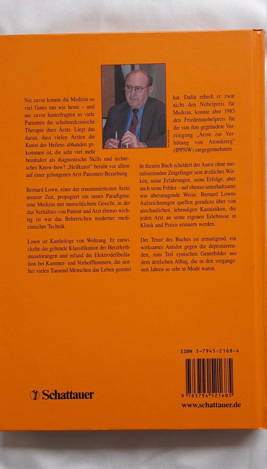 Verlorene Kunst des Heilens Anleitung zum Umdenken Bernard Lown in Ludwigshafen