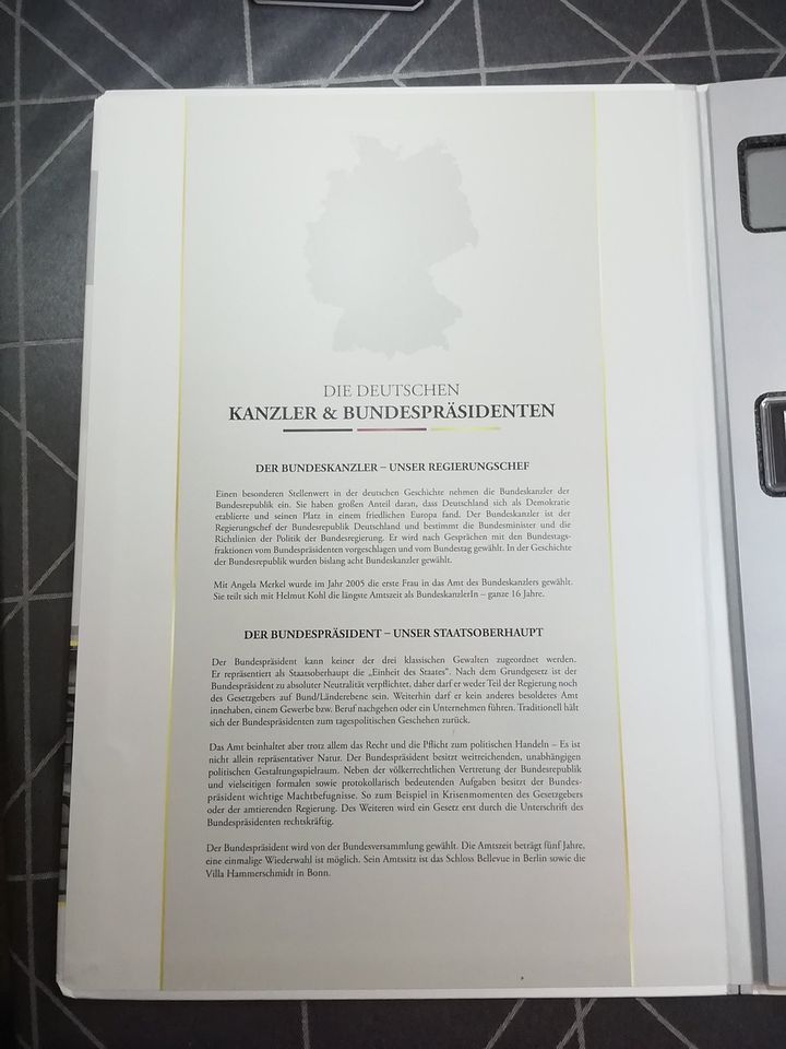 Die Deutschen Bundespräsidenten, 12 x 3.000 Francs, Rep. Tschad in Bad Krozingen