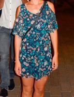H&M Cocktailkleid 36/S dunkelblau geblümt floral Sommerkleid kurz Dortmund - Körne Vorschau