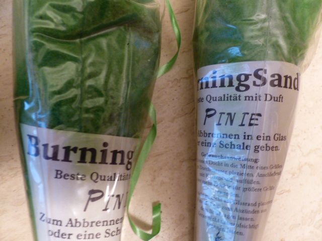 3 Tüten mit burning Sand  ( brennendem Sand ) in Langen (Hessen)