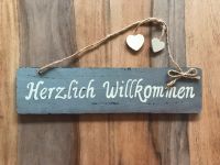 Holzschild „Herzlich willkommen“ Bielefeld - Brackwede Vorschau