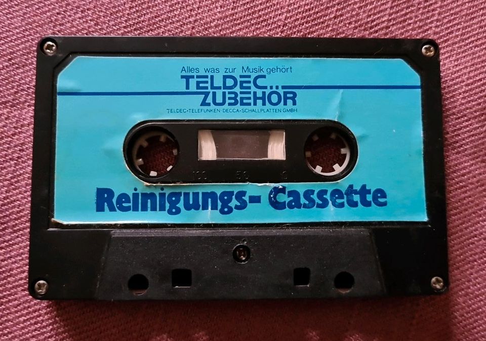 Reinigungskassette für Musikkassettenfach von Teldec in Windischeschenbach