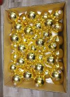 Kiste mit Glas / Kunststoff Weihnachtskugeln, golden, Ø 8 cm Nordrhein-Westfalen - Krefeld Vorschau