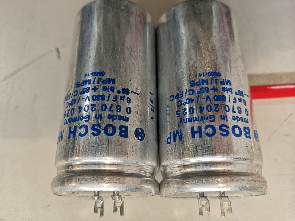 2x Bosch MP Kondensator geprüft neu 8 uF µF /630V Klangfilm Proje in  Saarland - Perl | Weitere Audio & Hifi Komponenten gebraucht kaufen | eBay  Kleinanzeigen ist jetzt Kleinanzeigen