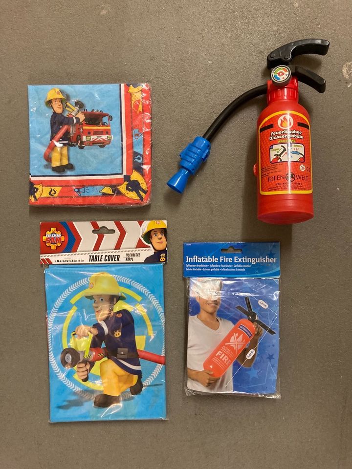 Feuerwehrmann Sam Feuerlöscher Wasserspritzpistole Wasserspritze