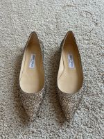 Jimmy Choo Ballerina Gold Glitzer Münster (Westfalen) - Coerde Vorschau