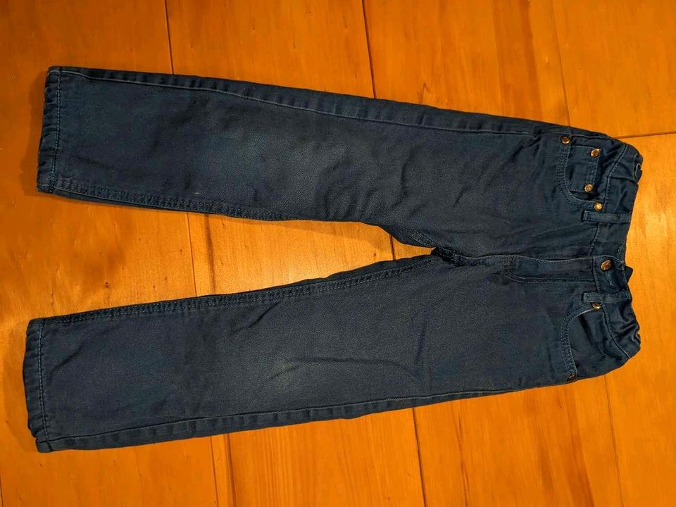 Tchibo Kids Thermo-Jeans Hose blau gefüttert 122/128 in Witten
