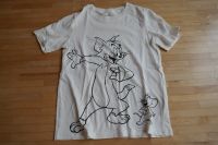 weißes Kurzarm Shirt Tom und Jerry Größe 122/128 Niedersachsen - Oldenburg Vorschau