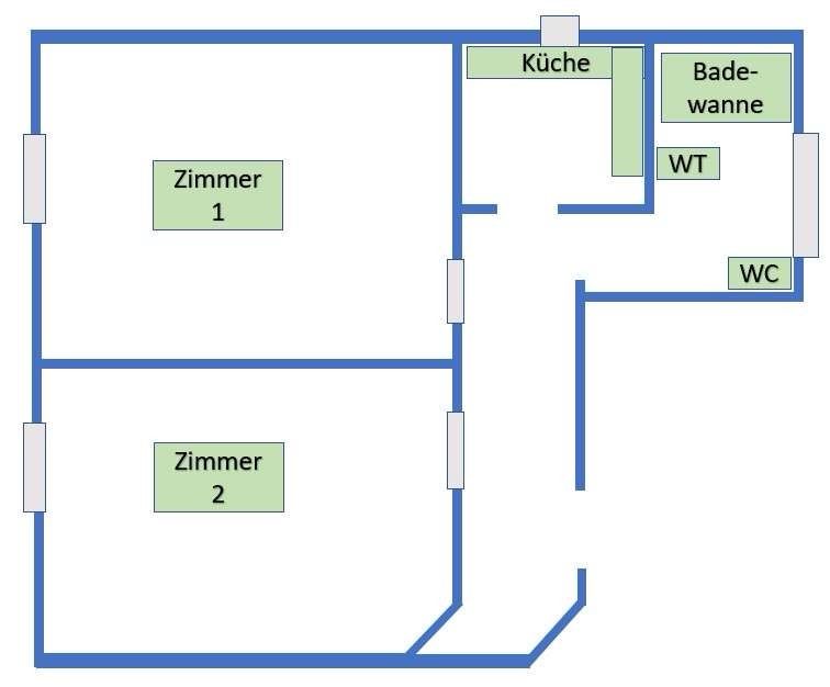 Exklusive, gepflegte Eigentumswohnung in Würzburg/Grombühl in Würzburg