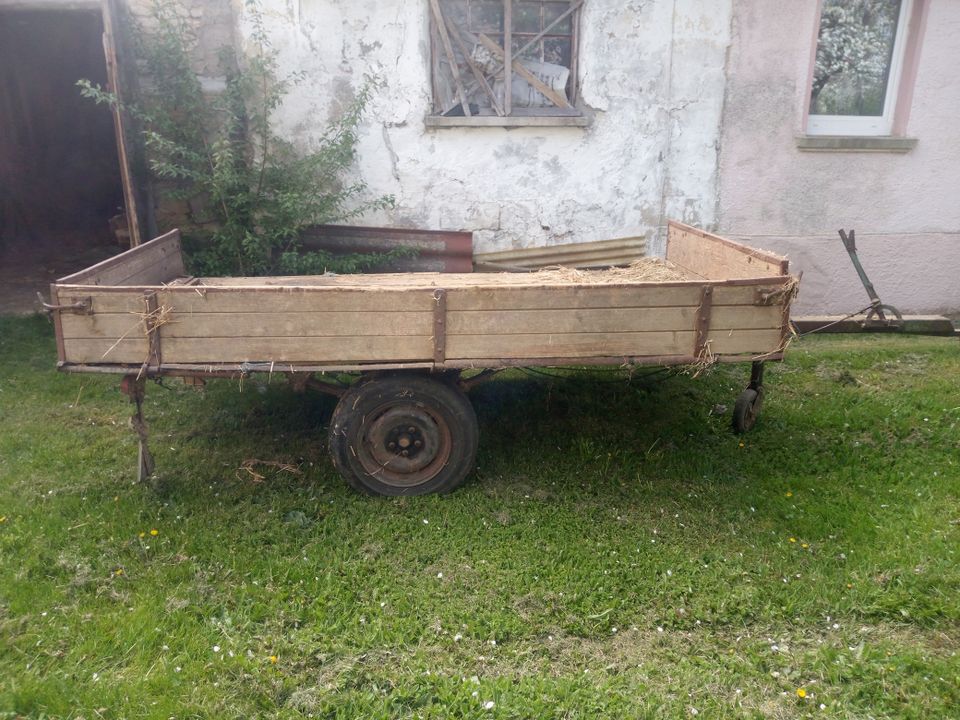 Traktor Anhänger Gummiwagen Landwirtschaft Einachser in Laichingen