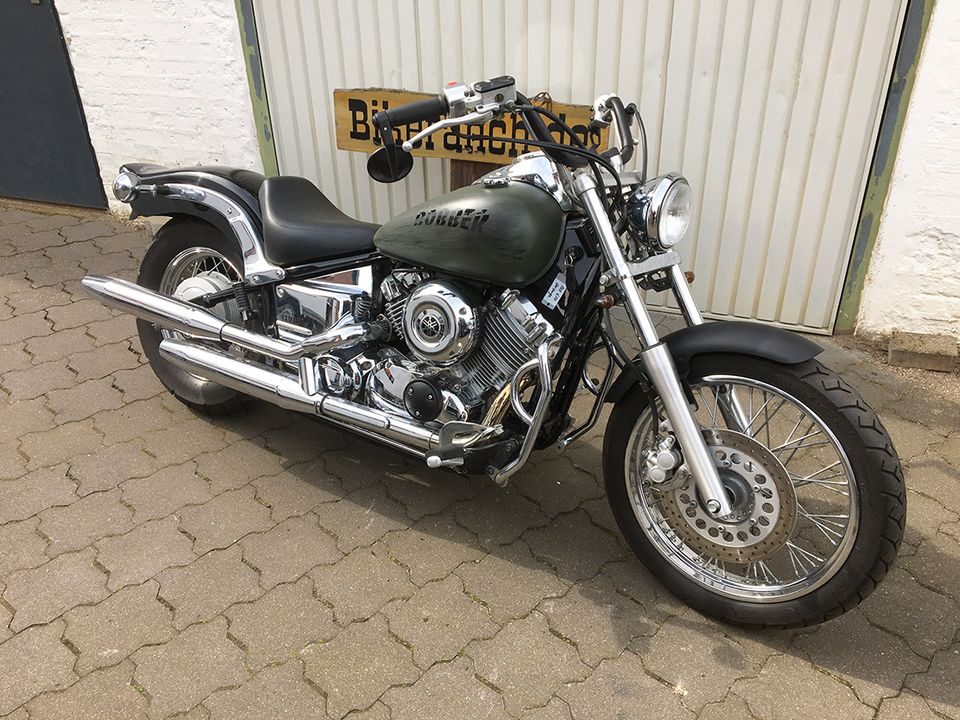 Yamaha XVS 650 Military-Bobber-Umbau* Service* wie neu* Tüv* in Süsel