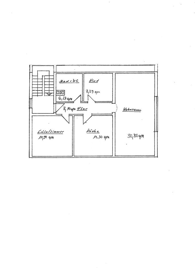 Helle 3-Zimmerwohnung im Dachgeschoss mit Stellplatz in ruhiger Wohnsiedlung von Mainburg! in Mainburg