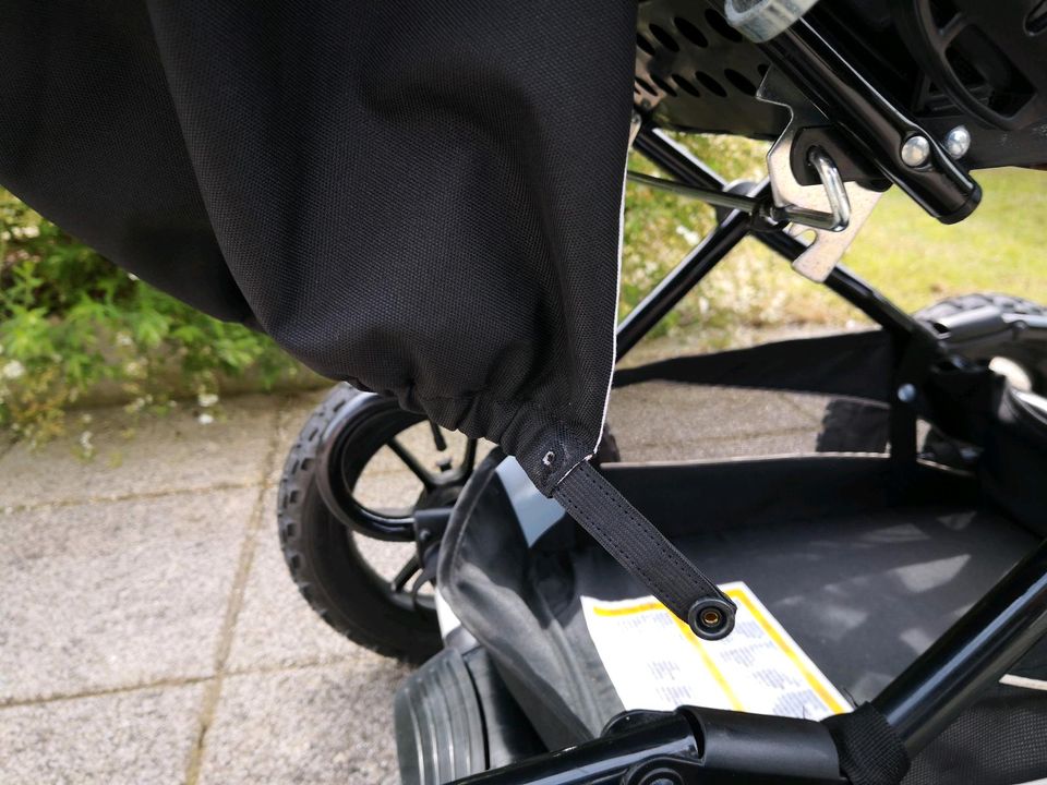 Emmaljunga Kinderwagen Edge Duo 4 Outdoor inkl. Wickeltasche in Heidgraben