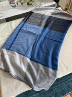 Tuch Opus Baumwolle Blau-Grau inklusive Versand Niedersachsen - Isernhagen Vorschau