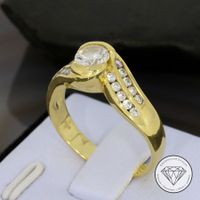 M*202075 Wert 6.950 Brillant Ring 750 Gold 18 Kt Handarbeit XXYY Essen - Karnap Vorschau