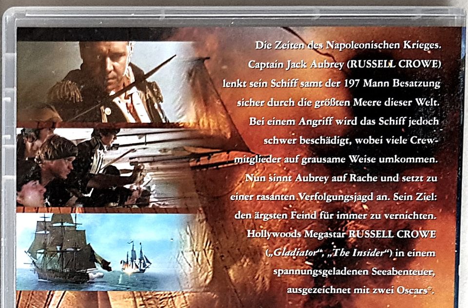 Herr der Ringe Die Gefährten+Master and Commander.3DVDs.UNBENUTZT in Remshalden