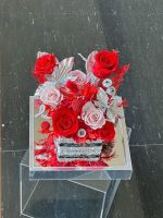 Infinity Rosen Box konservierte Blumen Geschenk Jahrstag Deko Baden-Württemberg - Bruchsal Vorschau