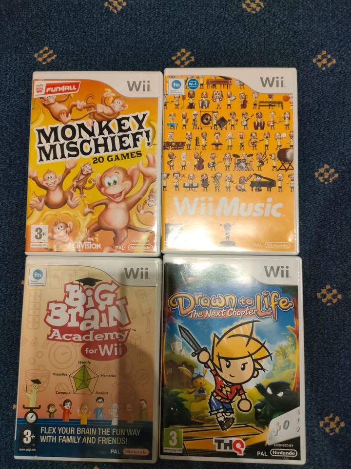 Wii-Spiele-Set (4 Spiele) in Seester