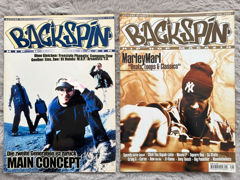 Hip Hop Graffiti Backspin Magazine von 1996-2003 in Leipzig
